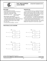 Click here to download IDT74FCT162344CTE Datasheet