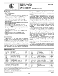 Click here to download IDT71216S12PF Datasheet