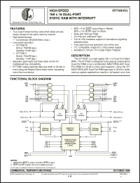 Click here to download IDT70261S25PF Datasheet