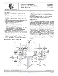 Click here to download IDT72805LB25BG Datasheet