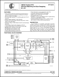 Click here to download IDT723613L15PF Datasheet