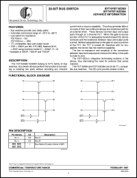 Click here to download IDT74FST1632384 Datasheet
