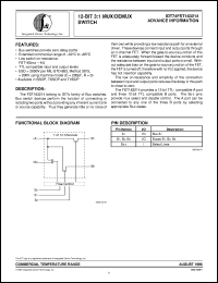 Click here to download IDT74FST16163214PF Datasheet