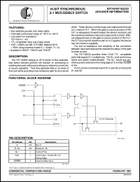 Click here to download IDT74FST16163232 Datasheet
