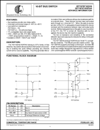 Click here to download IDT74FST16163245 Datasheet