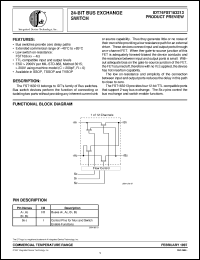 Click here to download IDT74FST16163213PA Datasheet