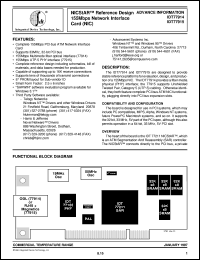 Click here to download IDT77914 Datasheet