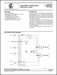Click here to download IDT71L016L100 Datasheet