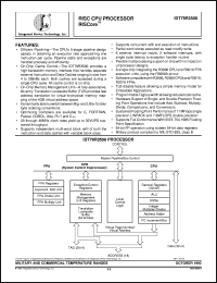 Click here to download IDT79R3500 Datasheet