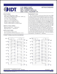 Click here to download IDT74LVC162245APF Datasheet