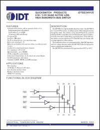 Click here to download IDTQS3VH125 Datasheet