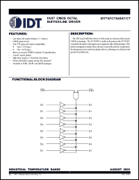 Click here to download 74FCT540 Datasheet