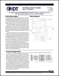 Click here to download IDT75P42100 Datasheet