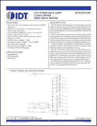 Click here to download IDTCSP2510DPG Datasheet