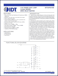 Click here to download IDTCSP2510DPGI Datasheet