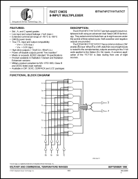 Click here to download IDT54FCT151AT Datasheet