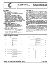 Click here to download IDT54FCT162240T Datasheet