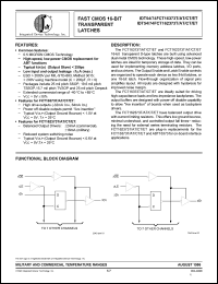 Click here to download IDT74FCT16373AT Datasheet
