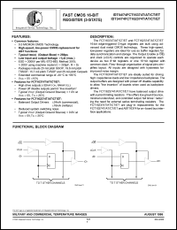 Click here to download IDT54FCT16374T Datasheet