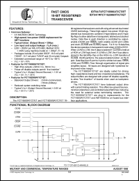 Click here to download IDT74FCT16500ET Datasheet