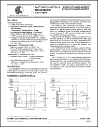 Click here to download IDT54FCT16652CT Datasheet