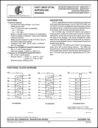 Click here to download IDT54FCT244T Datasheet