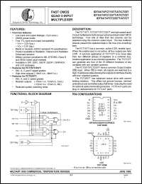 Click here to download IDT74FCT257ATDB Datasheet