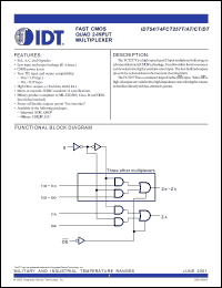 Click here to download IDT74FCT257ATDQB Datasheet