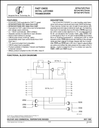 Click here to download IDT54FCT543 Datasheet