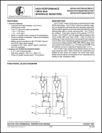 Click here to download IDT74FCT825BT Datasheet