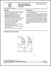 Click here to download IDT74FCT841BSOB Datasheet