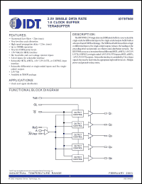 Click here to download IDT5T905 Datasheet