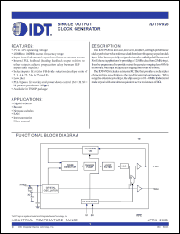 Click here to download IDT5V926PGI Datasheet