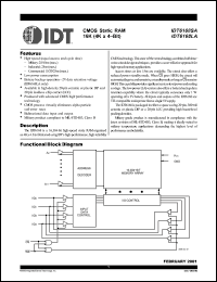 Click here to download IDT6168 Datasheet