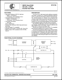 Click here to download IDT6178S10DB Datasheet