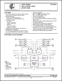 Click here to download IDT7025S17PFB Datasheet