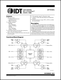 Click here to download IDT7054 Datasheet
