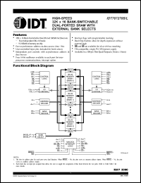 Click here to download IDT707278 Datasheet