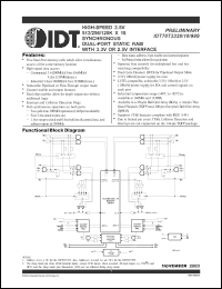 Click here to download IDT70T3339S200BFI Datasheet