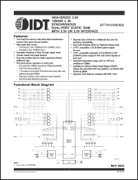 Click here to download IDT70V3589 Datasheet