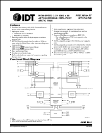 Click here to download IDT70V639 Datasheet