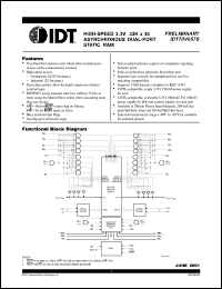 Click here to download IDT70V657 Datasheet