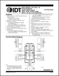 Click here to download IDT70V7339 Datasheet