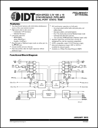 Click here to download IDT70V9369 Datasheet