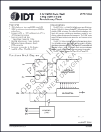 Click here to download IDT71V124S20Y Datasheet
