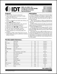 Click here to download IDT71V3558S100BGG Datasheet