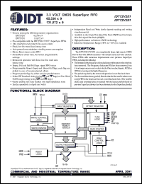 Click here to download IDT72V281L10PFI Datasheet
