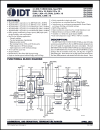 Click here to download IDT72V805 Datasheet