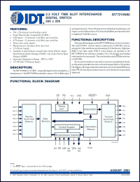Click here to download IDT72V8980 Datasheet