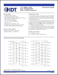 Click here to download IDT74ALVC162245PF Datasheet